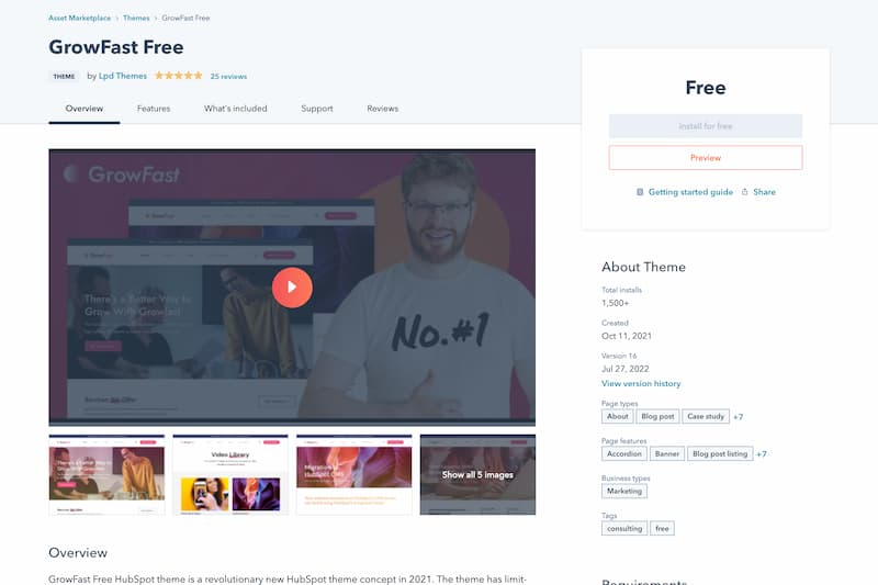 HubSpot’s Marketplace for Themes and Templates Website Building Made Easy